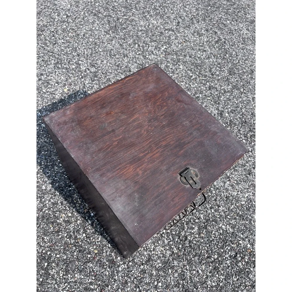 Antique Wooden Tabletop Cabinet Drawer Jewelry Collector Apothecary Victorian